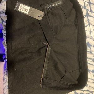 THE LOLA MINI SKIRT BLACK  BRAND: LIONESS